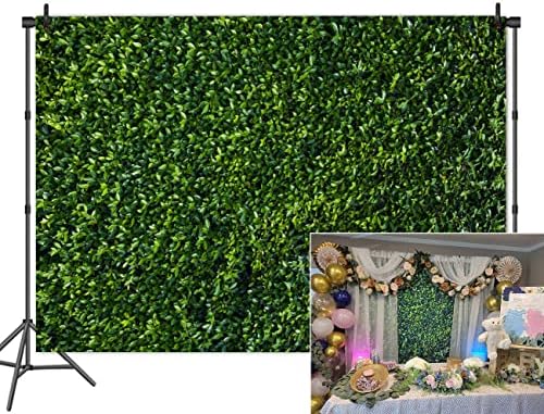 Fanghuı 9x6FT Vinil Doğal Yeşil Yapraklar Çim Resim Fotoğraf Backdrop İlkbahar Yaz Düğün Doğum Günü Partisi Afiş Malzemeleri