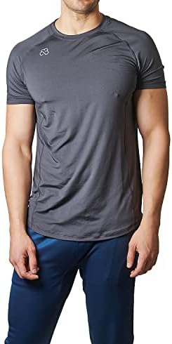 Acımasız Buda erkek Premium Eğitim Gömlek, Akış Performans Gömlek Egzersiz ve Günlük Giyim, Ter Esneklik Egzersiz