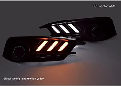 Allinoneparts LED Gündüz Çalışan İşık Sürüş Lambaları için Yedek -2018 Honda Civic 10th Gen Sedan (Sis Farları