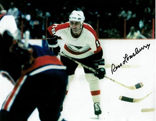 Ross Lonsberry Philadelphia Flyers İmzalı 8x10 Fotoğraf İmzalı-İmzalı NHL Fotoğrafları
