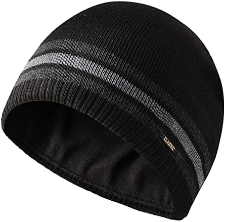 HiRui Örgü Bere Şapka Kış Şapka Erkekler Kadınlar için-Sıcak Klasik Günlük Kafatası Kap