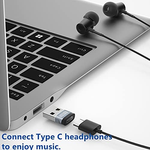 (4'lü Paket)USB C Dişi USB A Erkek Adaptör, TargetGo Tip C'den Şarj Kablosu Adaptörüne, iPhone 13 12 Pro Max için