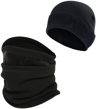 SUNMECİ bere ve boyun ısıtıcı-rüzgar Geçirmez Polar Hımbıl yumuşak kış şapka kayak maskesi siyah